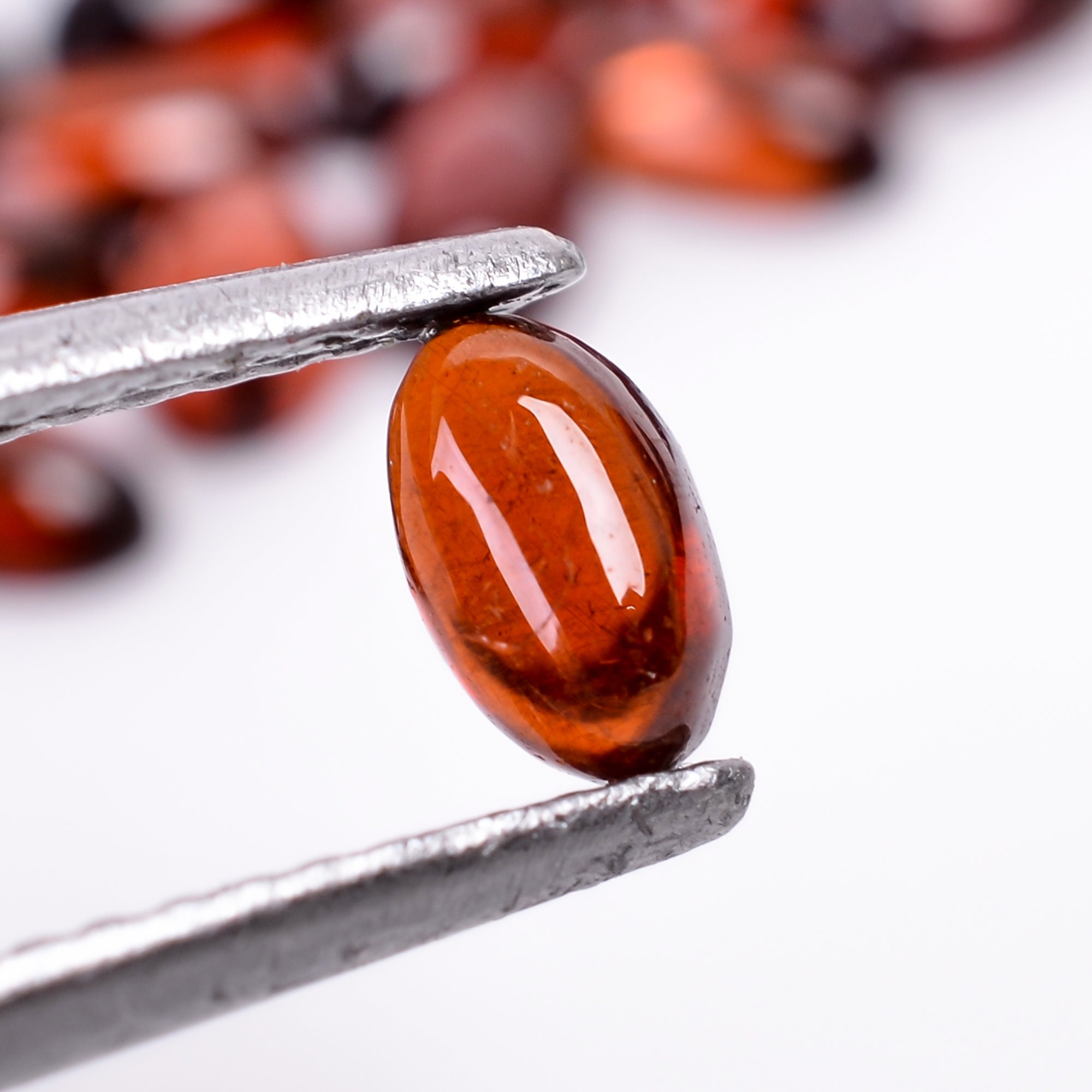 5x3mm Natural Garnet Oval Red Cabochons, Calibrated AAA+ Quality Mozambique Garnet Cabs, Wholesale Lot Ready for Jewelry making