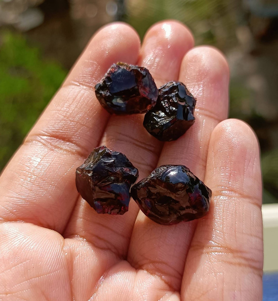 RARE TOP Quality Zambian Garnet Raw Crystal , Small Medium Large Size ...