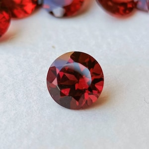 4mm garnet 100 piece lot / Natural Mozambique Garnet / faceted round Garnet /AAA quality  /for jewelry making /Wholesale lot/ loose gemstone