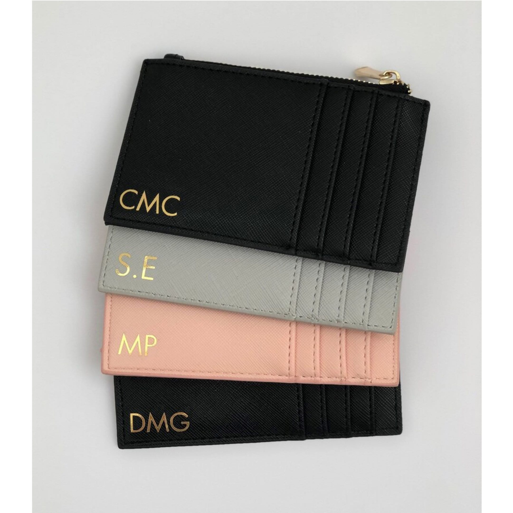 Personalised Card Holder, Monogram Purse, Custom Card Holder