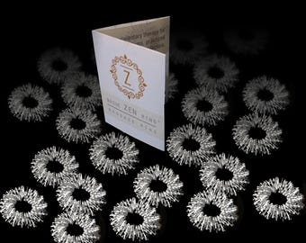 Bulk acupressuur massageringen, pijnverlichting, meditatiecadeau, cadeau-idee acupressuur zen-vingerring, massagetool, stressverlichtende ring [M]