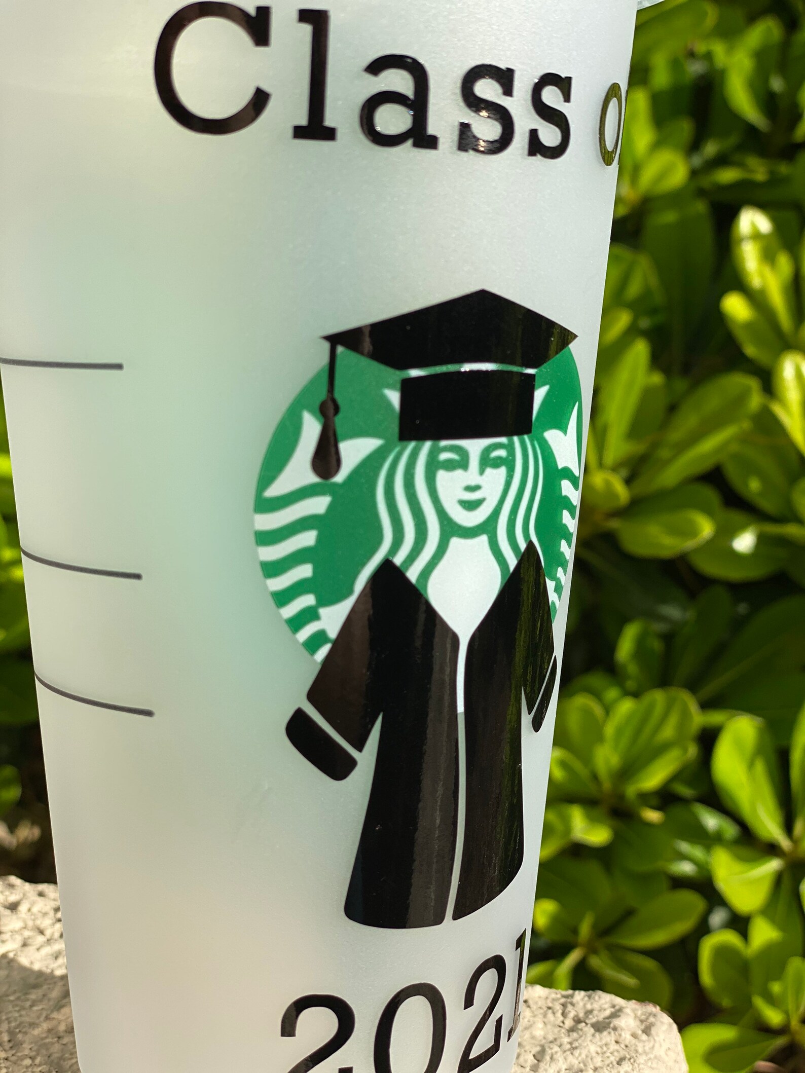 Graduation Cup/ Starbucks Personalized Grad Cup/Senior 2021/ | Etsy