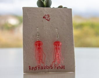 Jellyfish Earrings: Hypoallergenic Animal Charm Drop Earrings