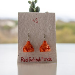 Buddha Earrings | Laughing Buddha Earrings | Fat Buddha Earrings | Hypoallergenic | Drop Earrings | Clip On Earrings