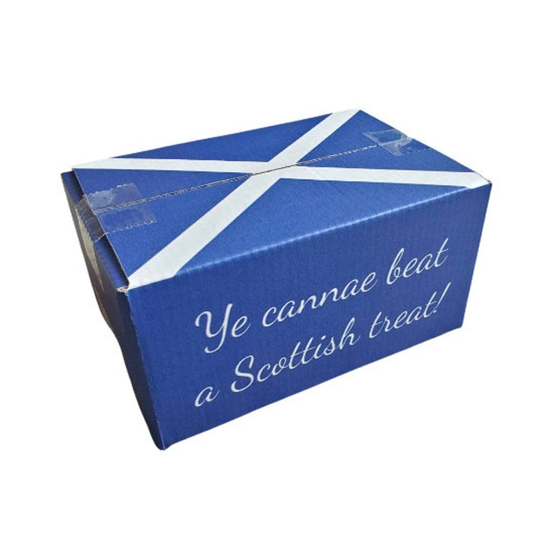 Taste of Scotland Gift Box Scottish Fudge Candy Customized Box with Three 1/2 lb. Bags of Tablet Country Pride Dessert Mix and Match Set image 1