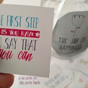 Affirm Jar - The jar of happiness - Motivational Cards