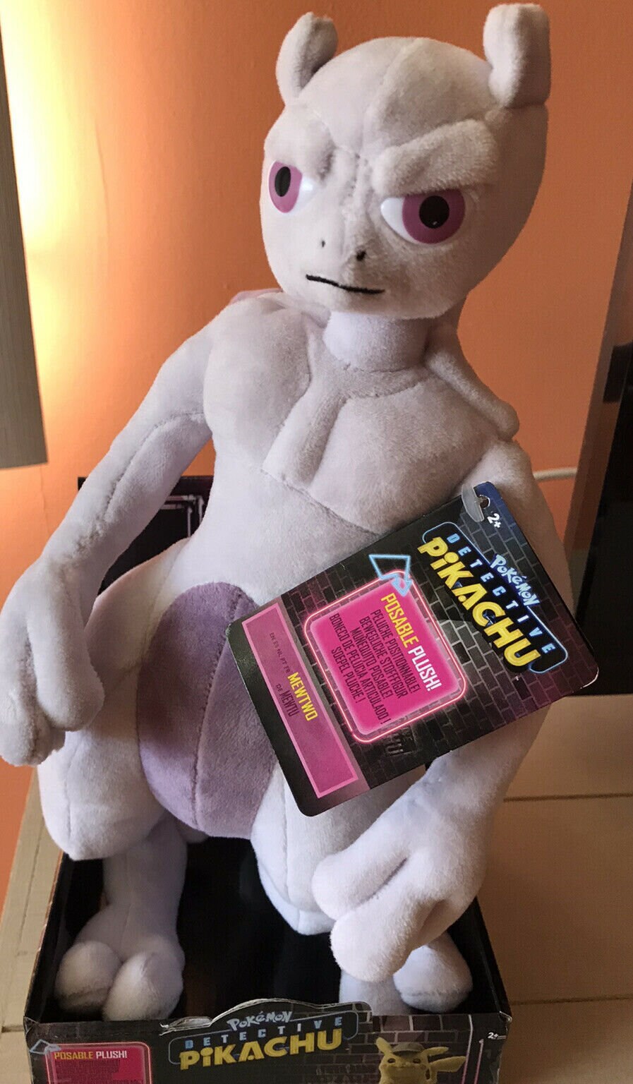 Mewtwo Plush Detective Pikachu