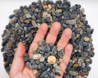 Mexican Beach Pebbles: Semi-Tumbled Gravel for Aquarium, Succulents & Bonsai ocean