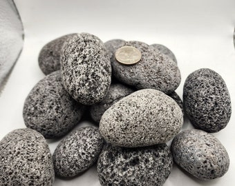 Natural Volcanic Lava Pebbles: Fire Pit, Aquarium, Terrarium