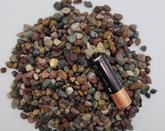 Rainbow pebbles 1/4  aquariums substrate succulent bonsai, fish tank helps erosion