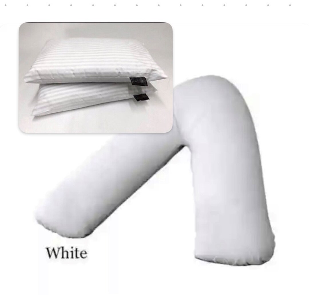 Hollow Fiber Two V Shaped Pillow Orthopeitc Support Pillow Etsy