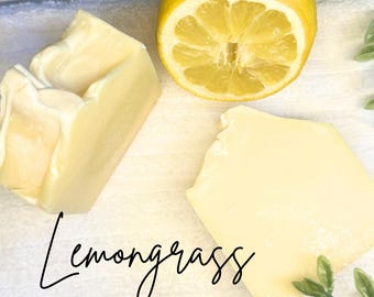 Jabón suave de leche de cabra y hierba limón / Primavera / Cuidado natural de la piel / Regalo para ella / Regalo para el Día de la Madre