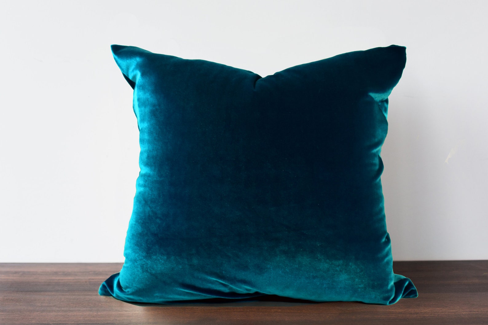 Velvet Green Blue Cushion Cover Etsy UK