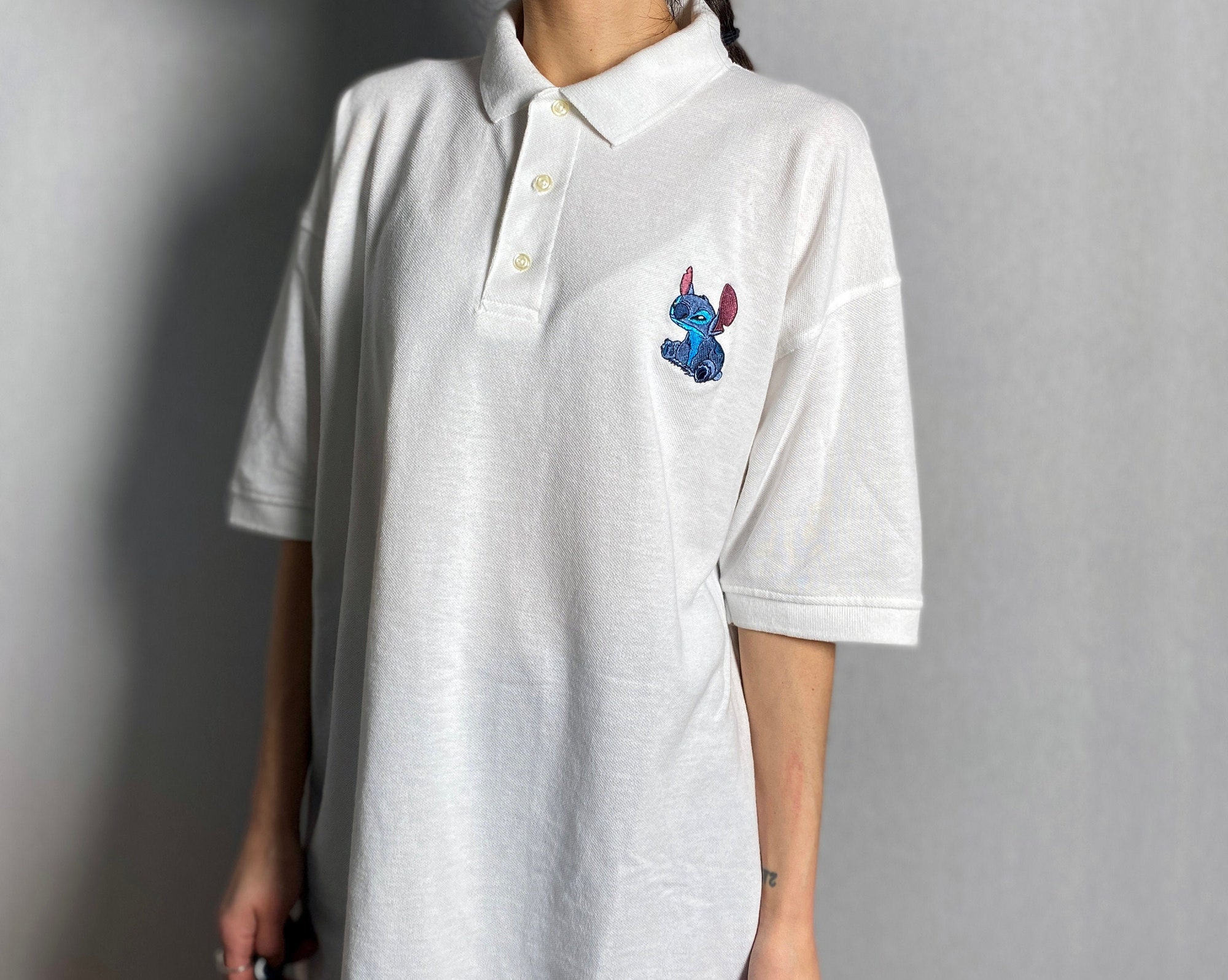 Vintage Lilo Stitch Disney Polo Shirt