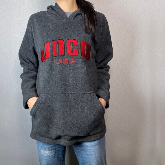 Vintage JNCO Fleece Hoodie 90's Skater Grunge JNCO