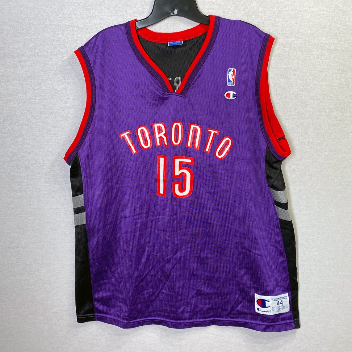 Vintage Vince Carter Champion Jersey Toronto Raptors 90's Etsy