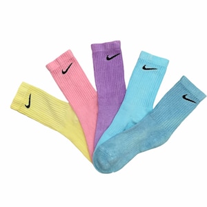 Solid Pastel Dyed Nike Socks