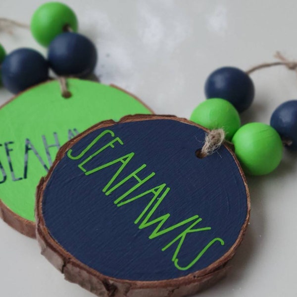 Farmhouse Seahawk Ornament