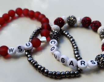 WSU Cougar Bracelet