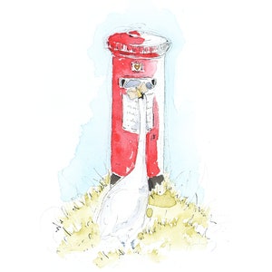 Cassetta postale rossa reale/ Annuncio di consegna speciale/ Tema artistico del cigno/ Fatto a mano solo per dire/ Compleanno/ Regno Unito/ Biglietto di auguri fatto a mano