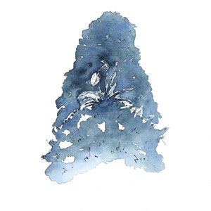 Winterkaart Sneeuwklokje| Handgemaakte wenskaarten| Ambachtelijke maker| Kaart voor alle gelegenheden| FSC-gecertificeerd| Unieke aquarelkunst