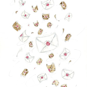 A chi ti amo/Biglietto di lettere/San Valentino/Biglietto di matrimonio/Anniversario/Certificato FSC/Biglietto vuoto unico/Solo per dire auguri
