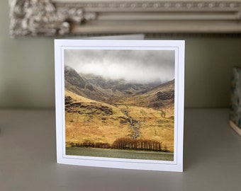 Buttermere - Lake District - blank greetings card - landscape card - nature card - fine art - Hand made cards