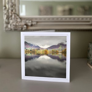 Grasmere - Lake District - cartão de felicitações em branco - cartão de paisagem - cartão de natureza - belas artes - cartões feitos à mão