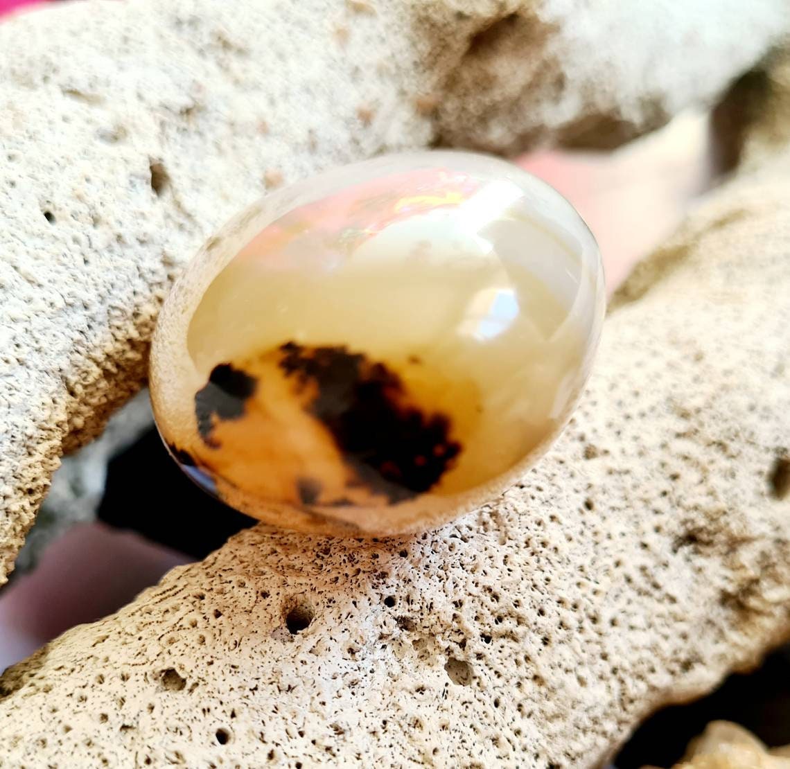 Galet Agate Dentrites