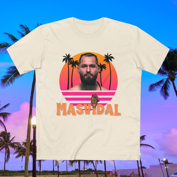 GAMEBRED Jorge Masvidal MMA Fighter TShirt Miami Boxing Mens Staple Boxer Fight Retro Gift Custom Shirt Graphic Tee Street Wear Champion Gym