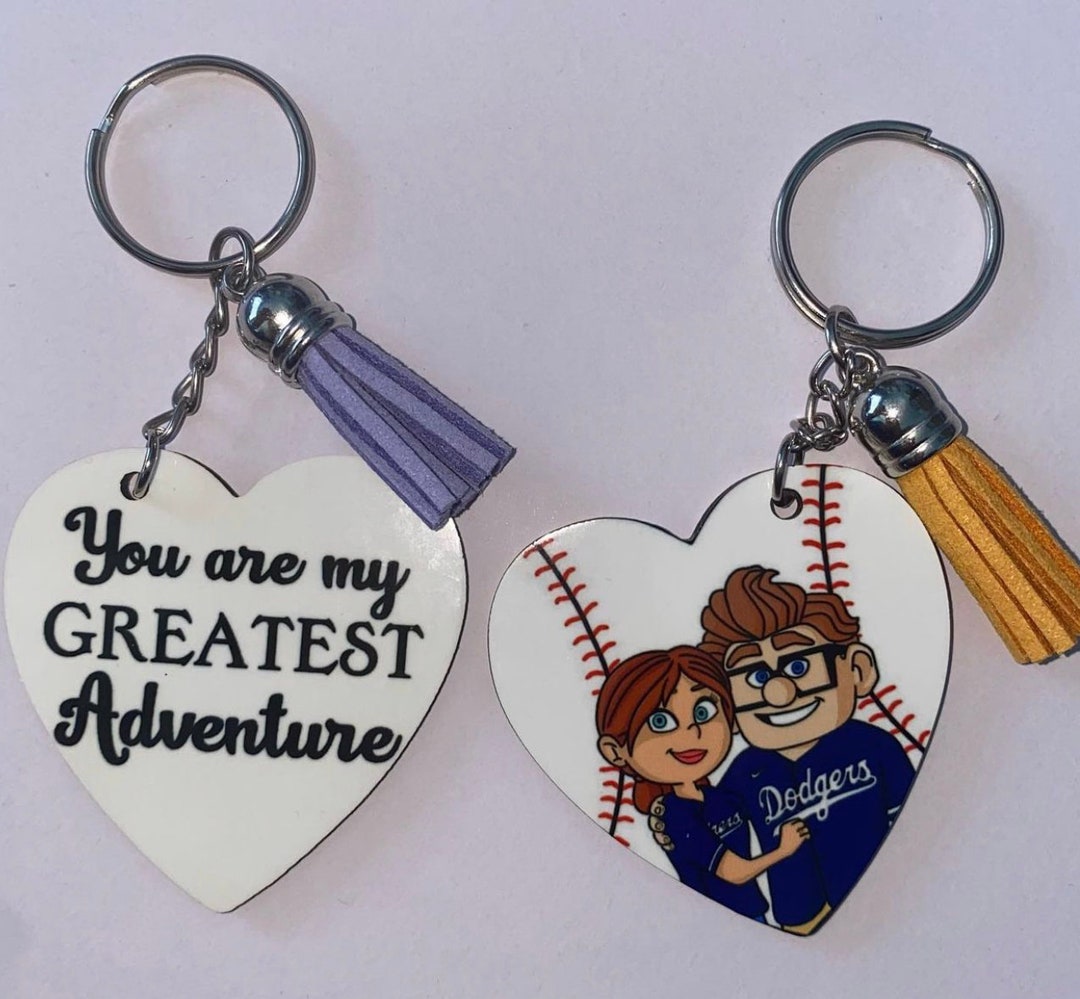 Carl & Ellie LA Keychain - Etsy