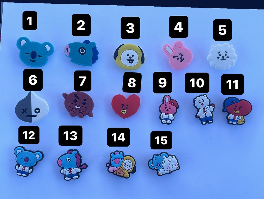 BTS Croc Charms Etsy
