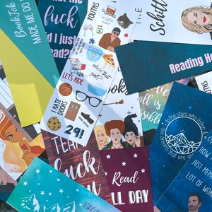 ¿Qué acabo de leer? Marcapáginas / regalo divertido para amantes de los libros / atrevido / para amantes de los libros / marcapáginas para mujeres / regalo / marcapáginas de cartulina de alta calidad imagen 4