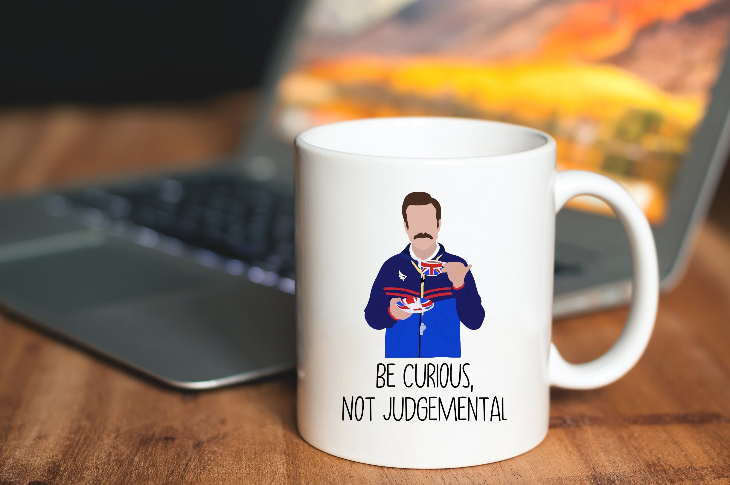 Ted Lasso Inspired Coffee Mug Gift Be Curious Not | Etsy