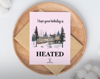 Hockey Heated Birthday Card / funny bday card / gift for boyfriend girlfriend husband wife friend