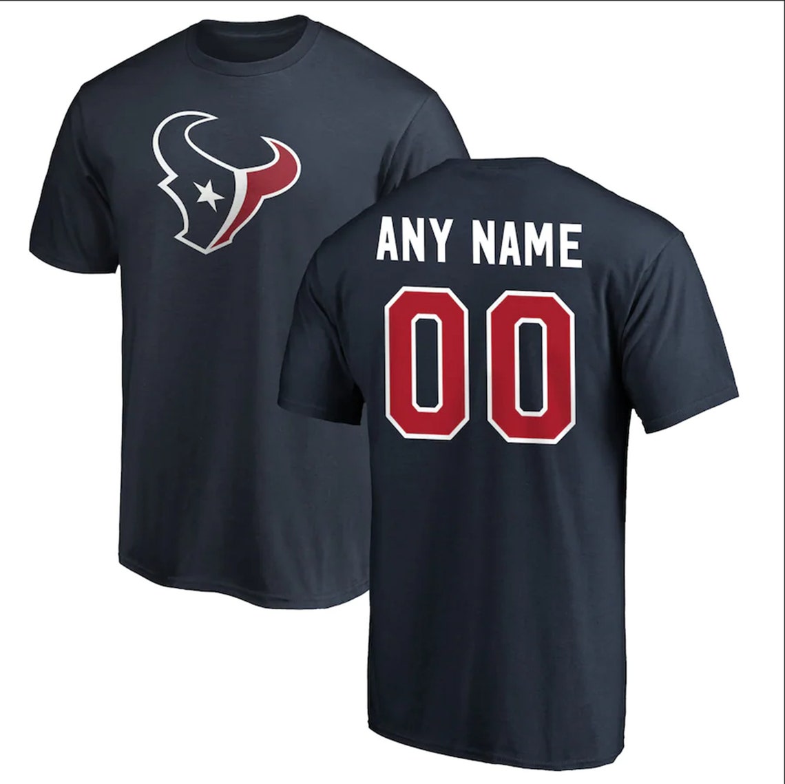 Houston Texans NFL Personalized Shirt Houston Texans Custom Etsy
