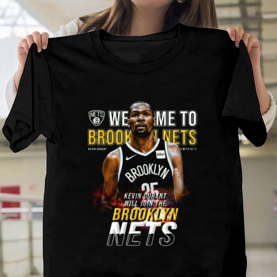 Kevin Durant Shirt Kevin Durant Brooklyn Net NBA Unisex Shirt Etsy