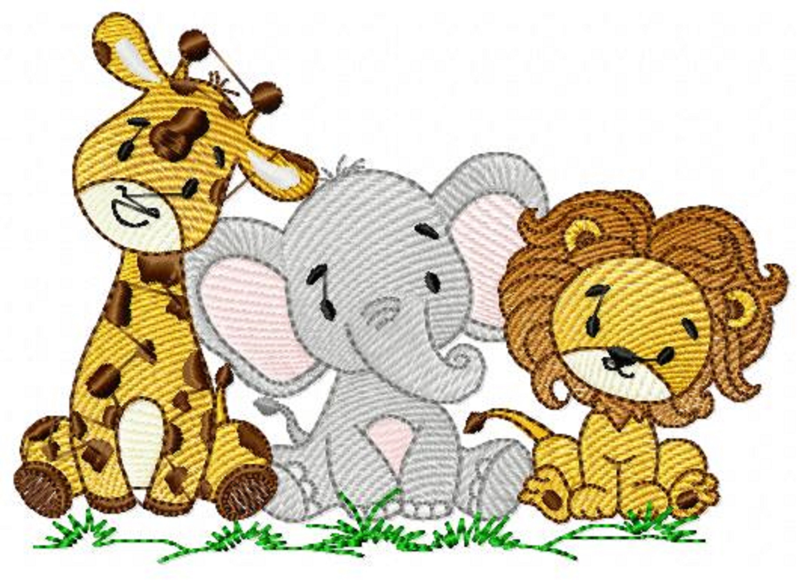 Jungle Safari Animals Machine Embroidery Design Zoo A vrogue.co