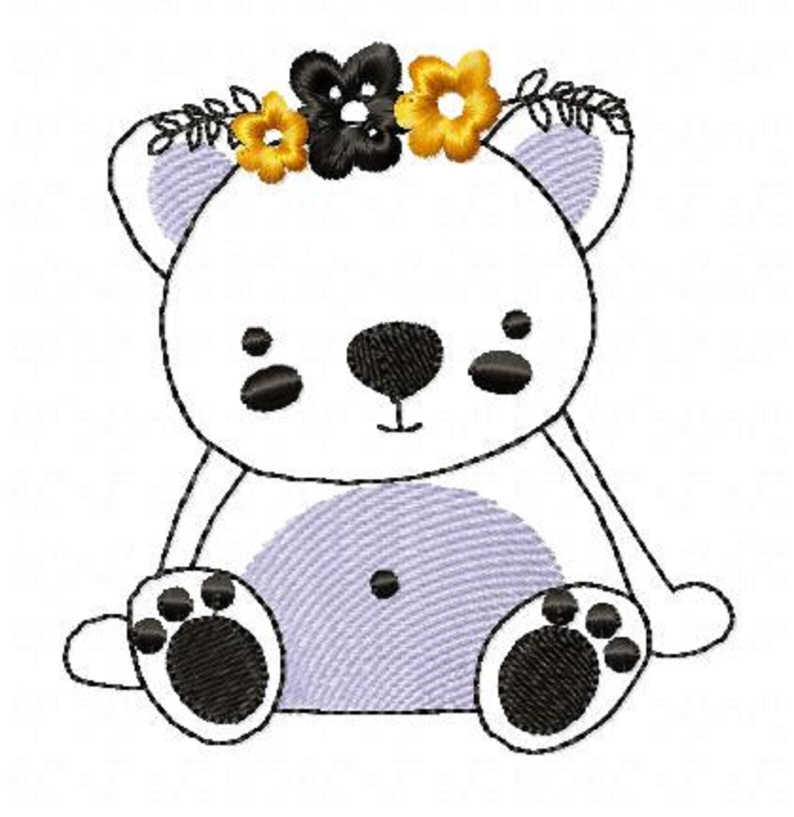 Forest animals embroidery designs machine embroidery pattern  etsy