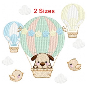 Balloon Dog embroidery designs machine embroidery pattern - instant download.