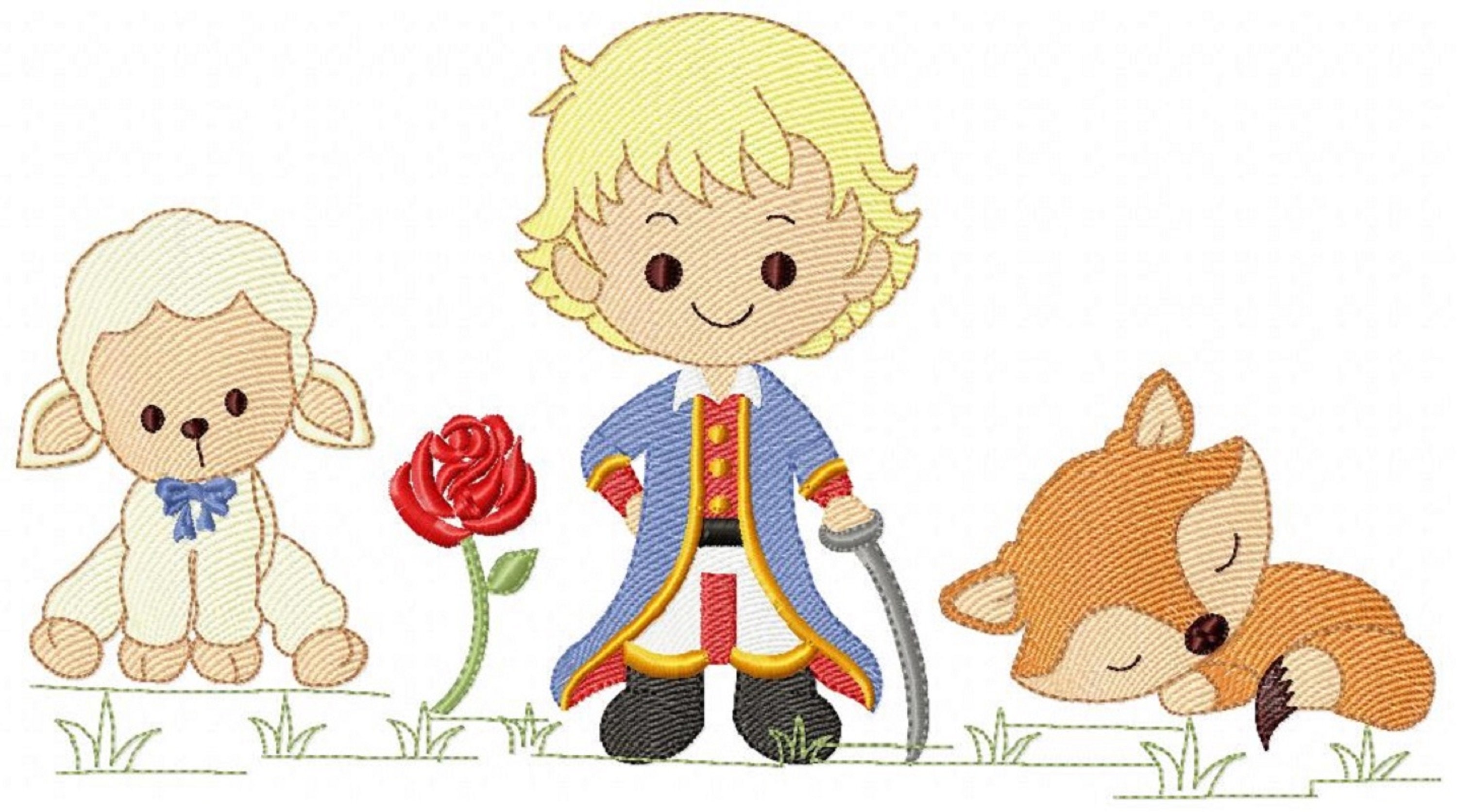 Little prince embroidery designs machine embroidery pattern  etsy Little prince embroidery designs machine embroidery pattern  etsy
