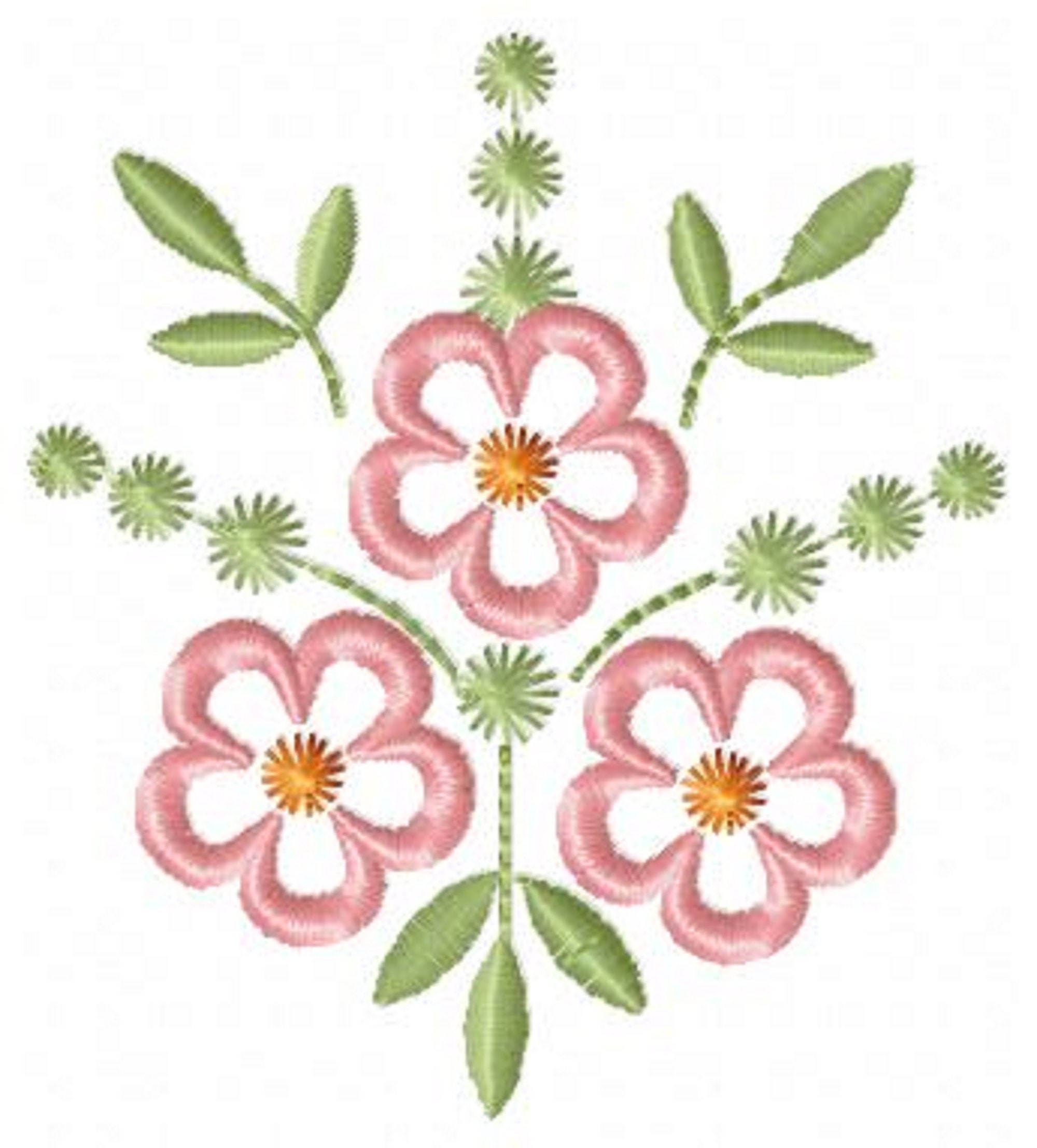 Creative Flower Embroidery Design - Machine Embroidery Pattern- 2 Types –  Instant Download Machine Embroidery Designs