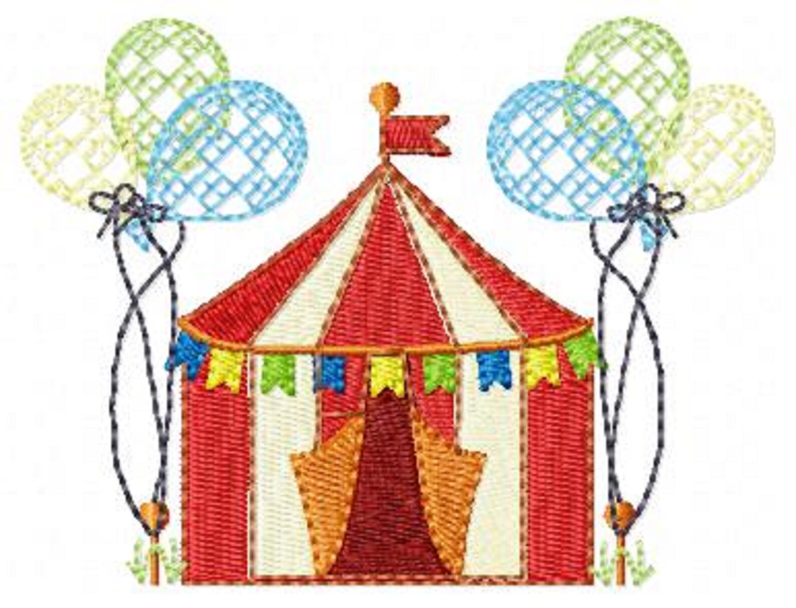Circus Embroidery Designs Machine Embroidery Pattern Instant Etsy UK