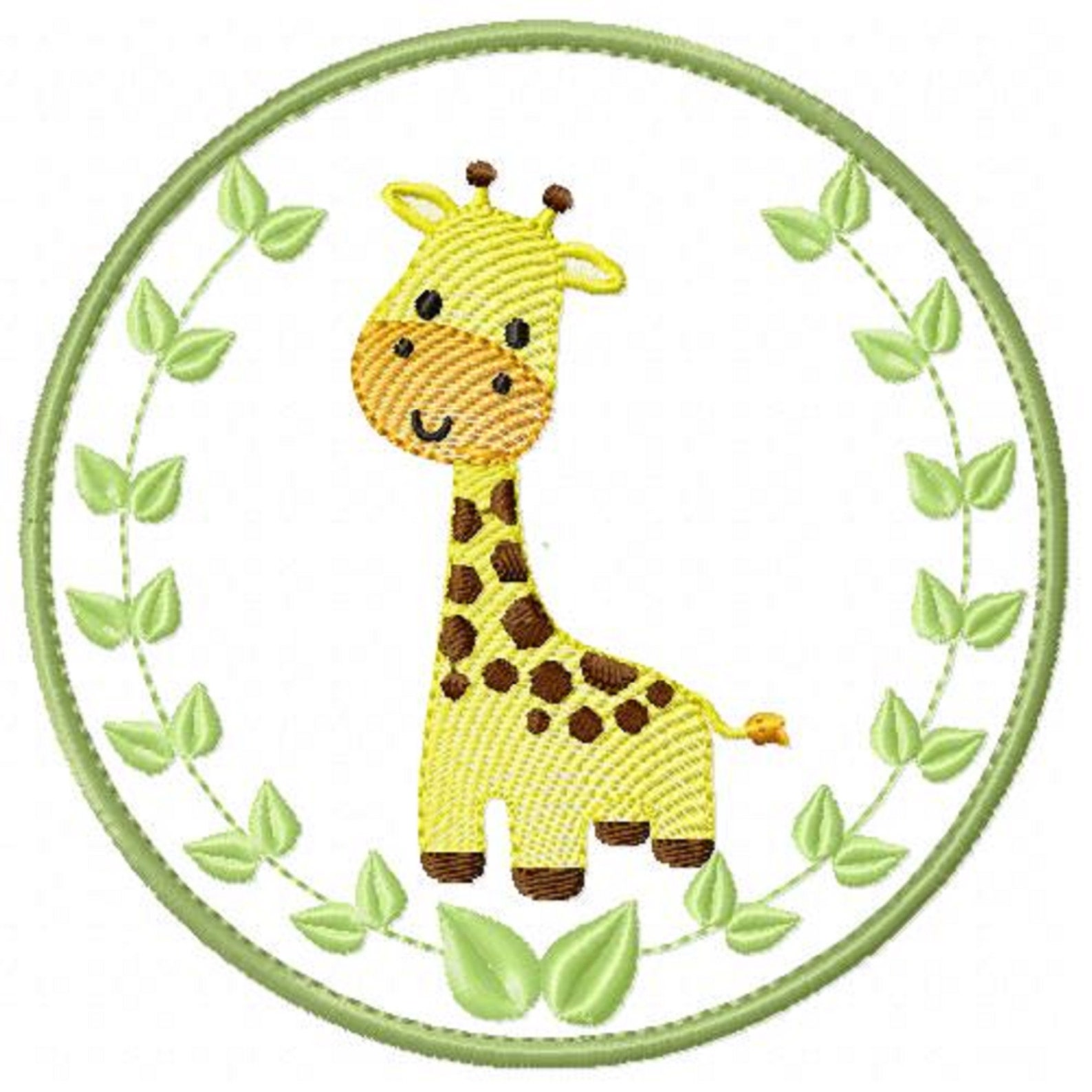 Safari Animals Embroidery Pack 6 Designs Machine Embroidery Pattern