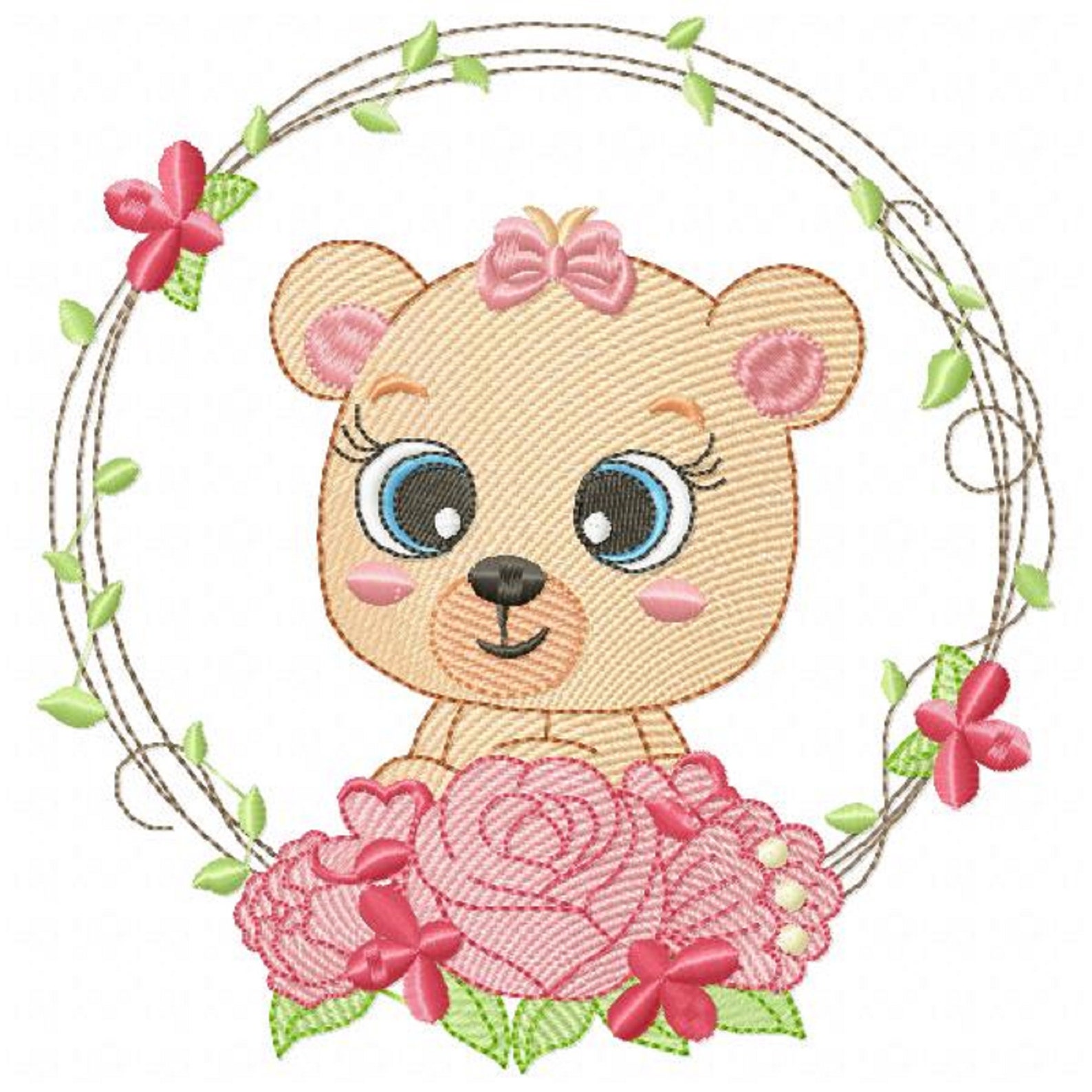 Animals Cute Embroidery Designs Machine Embroidery Pattern Etsy