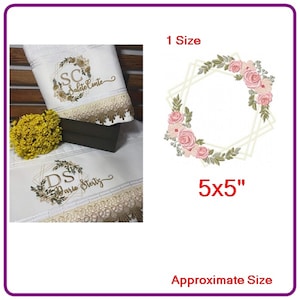 Frame embroidery designs machine embroidery pattern - instant download.