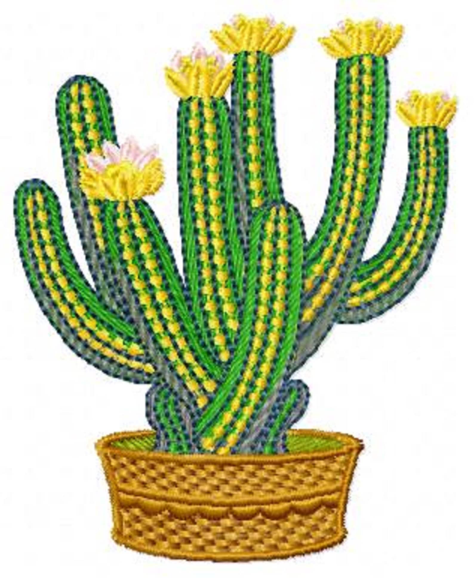 Cactus embroidery designs machine embroidery nwcvq instant  etsy Cactus embroidery designs machine embroidery nwcvq instant  etsy