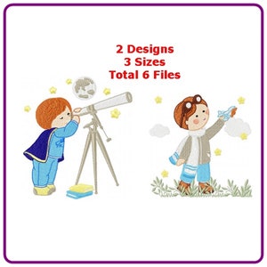 Boys embroidery designs machine embroidery pattern - instant download.