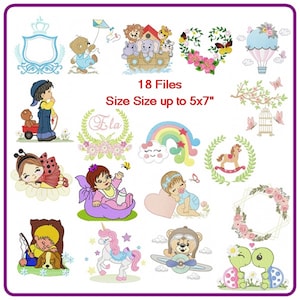 Miscellaneous embroidery designs machine embroidery pattern - instant download.