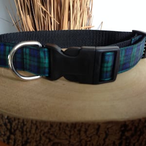 Genuine Blackwatch Tartan Dog Collar